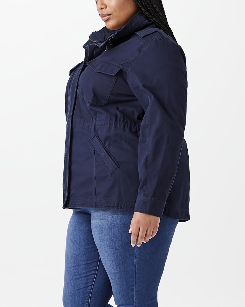Women's plus best sale size cargo jacket